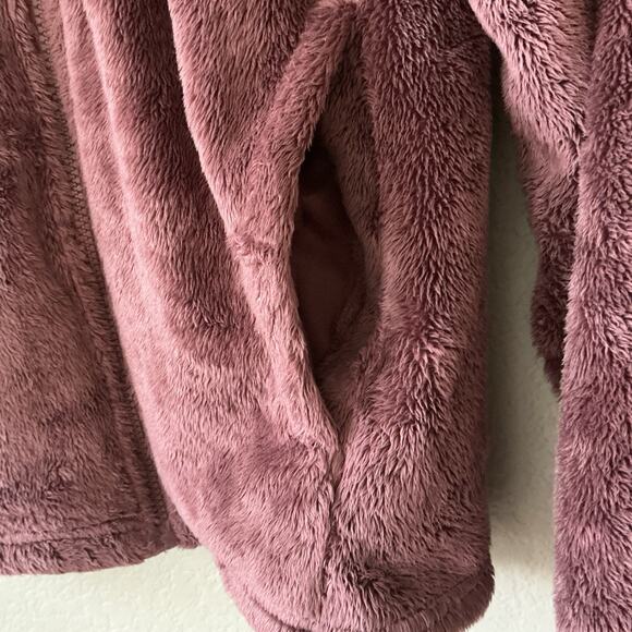 The North Face Osolita Jacket Girls Large 14 16 Burgundy Red Gorpcore Cozy - Picture 11 of 13